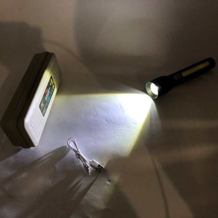 Яскравий світлодіодний потужний ліхтар CB-C23-P90+COB, Тактичні ліхтарі акумуляторні AL-33