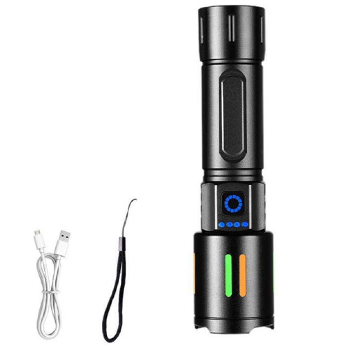 Ліхтар для використання в темряві Police BL-C136-LM+COB CB-611-TG, Зручний ручний ліхтар WK-79