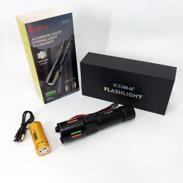 Ліхтар для використання в темряві Police BL-C136-LM+COB CB-611-TG, Зручний ручний ліхтар WK-79