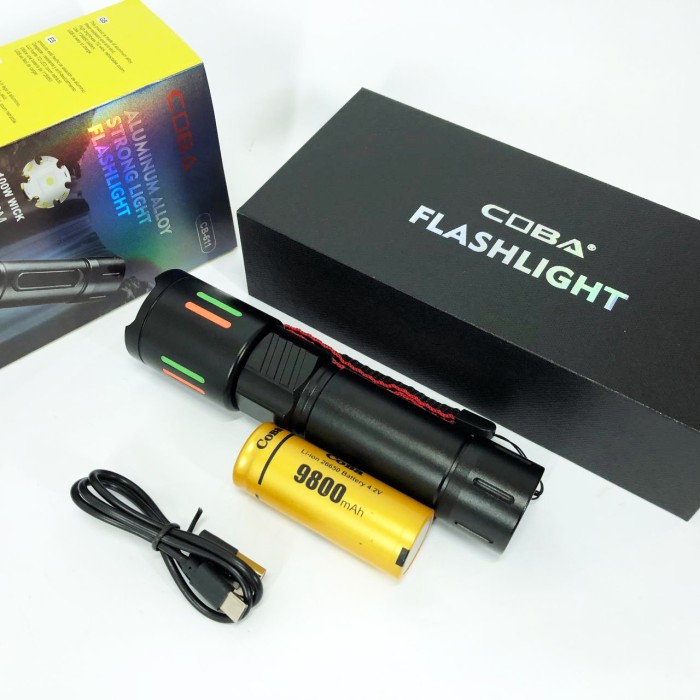 Ліхтар для використання в темряві Police BL-C136-LM+COB CB-611-TG, Зручний ручний ліхтар WK-79