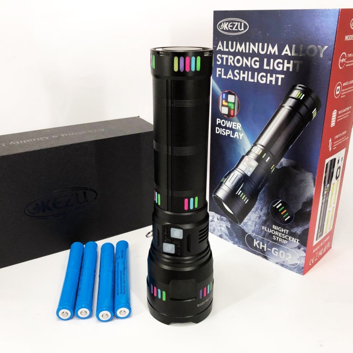 Ліхтар NIGHT VISION FLUORESCENCE G02-PM60-TG, Потужний кишеньковий ліхтарик, Сильний ліхтарик