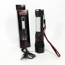 Ліхтар тактичний Police PLD-2307, Ліхтар ручний потужний, Тактичний ліхтар, Кишеньковий ліхтар з usb