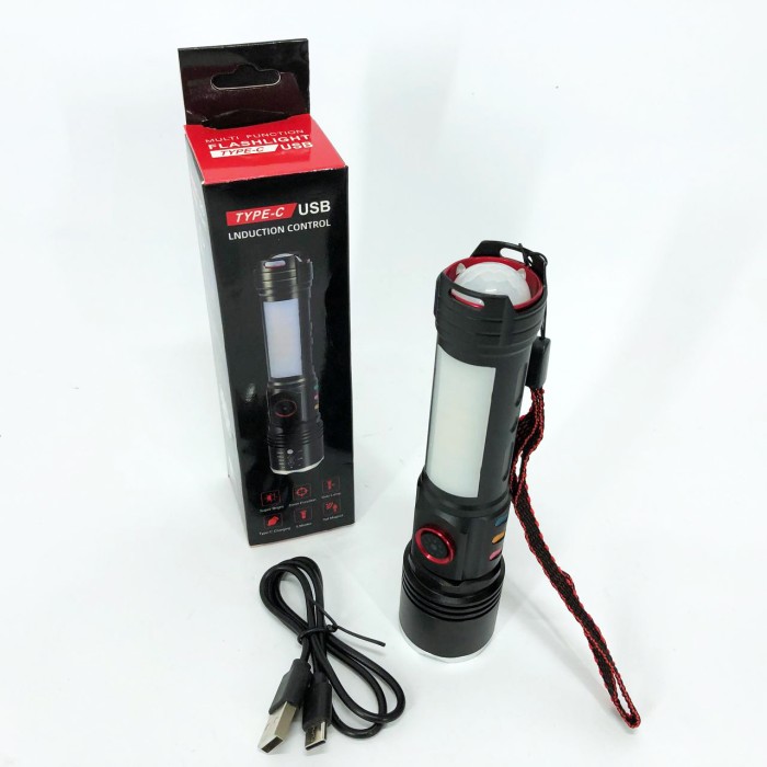 Ліхтарик на USB зарядкою для дому Police PLD-2307, Портативний світлодіодний ліхтар із зарядкою QB-91