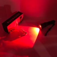 Ліхтар ручний акумуляторний PLD-11-4XPE(RGB), Кишеньковий ліхтар із usb зарядкою, Тактичний ліхтар police