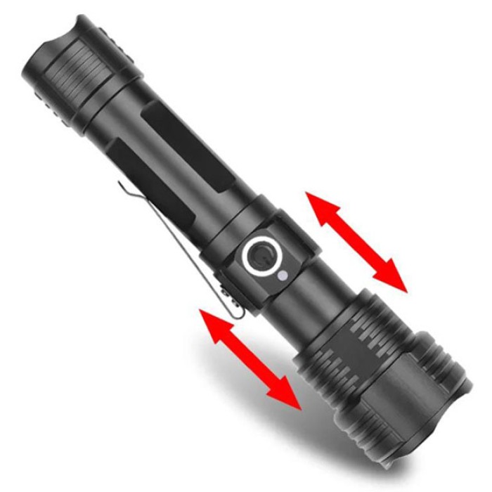 Ліхтарик світлодіодний ручний акумуляторний портативний, Тактичний ручний ліхтар для зсу SI-74