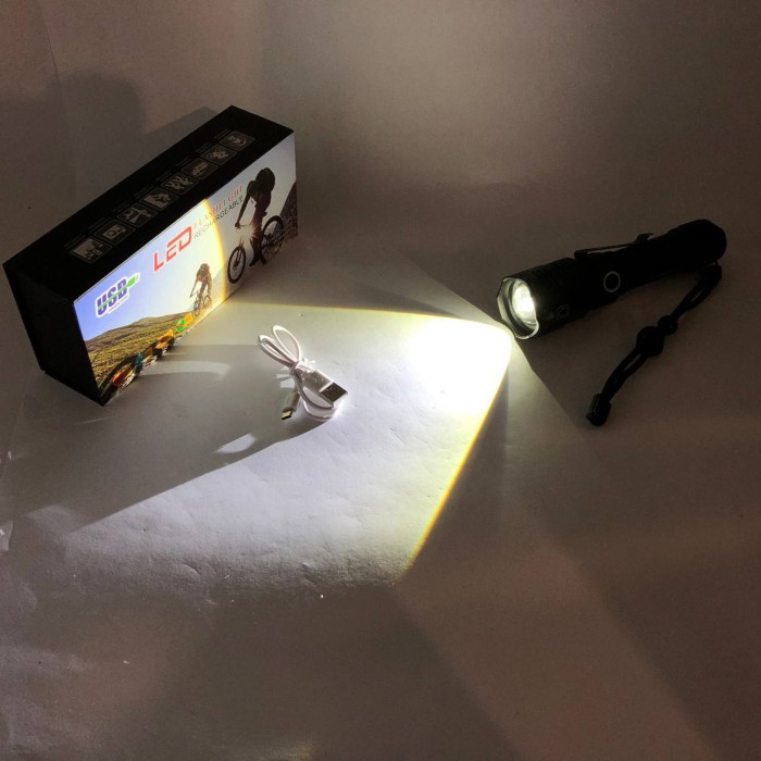 Ліхтарик світлодіодний ручний акумуляторний портативний, Тактичний ручний ліхтар для зсу SI-74