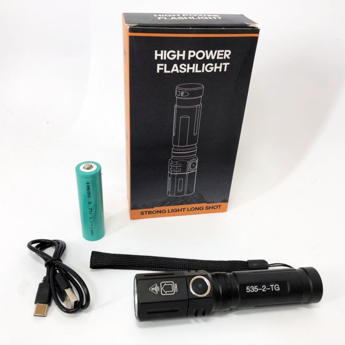 LED ліхтар переносний акумуляторний ліхтар PLD-535-2, Потужний ліхтарик для дому із зарядкою OS-91