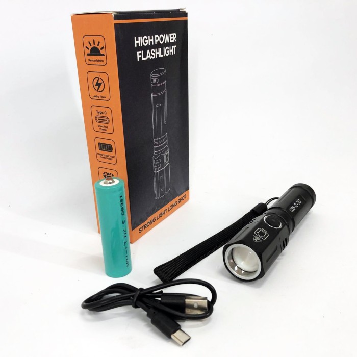 LED ліхтар переносний акумуляторний ліхтар PLD-535-2, Потужний ліхтарик для дому із зарядкою OS-91