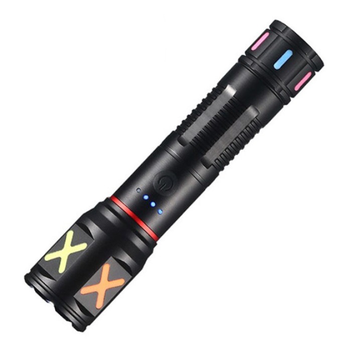 Потужний акумуляторний світлодіодний ліхтар PLD-CA166-3, Потужний ліхтар для риболовлі LB-45