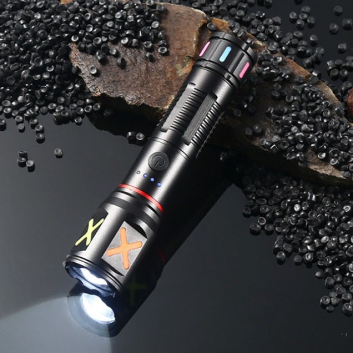 Потужний акумуляторний світлодіодний ліхтар PLD-CA166-3, Потужний ліхтар для риболовлі LB-45