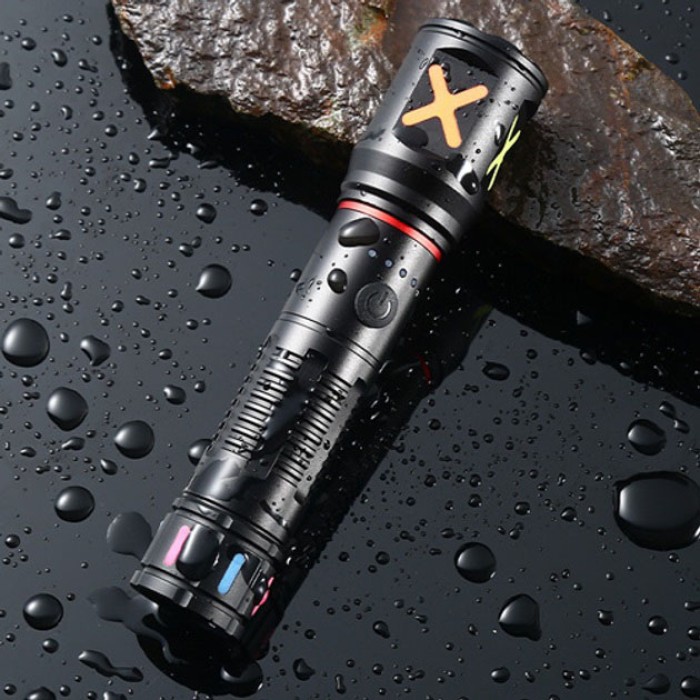 Потужний акумуляторний світлодіодний ліхтар PLD-CA166-3, Потужний ліхтар для риболовлі LB-45