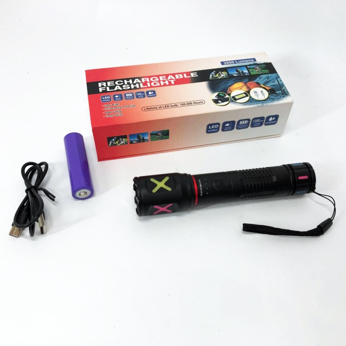 Військовий армійський ліхтар нашоломний PLD-CA166-3, Потужний ліхтарик для дому із зарядкою NJ-27