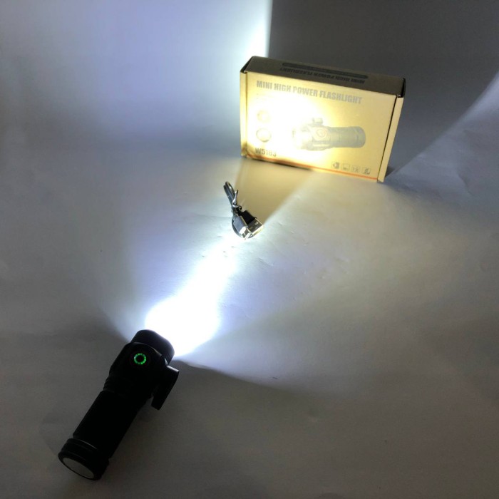 Посилений ручний ліхтарик, Тактичний ліхтар з діодом LED ліхтар переносний акумуляторний IB-69