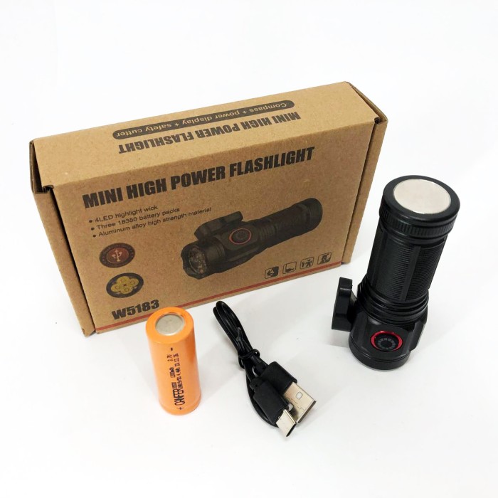 Посилений ручний ліхтарик, Тактичний ліхтар з діодом LED ліхтар переносний акумуляторний IB-69