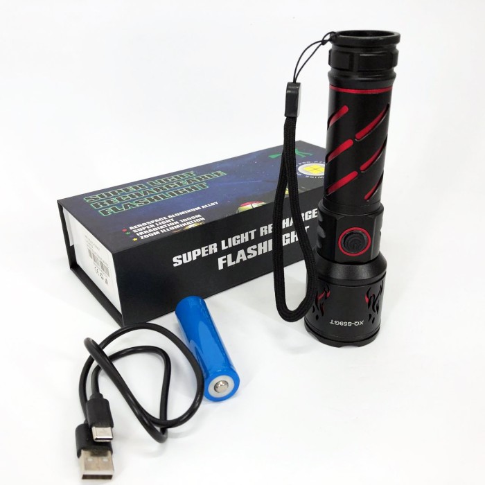 Ліхтар ручний металевий, Потужний світлодіодний ліхтар, Світильник пило-вологозахищений WF-94