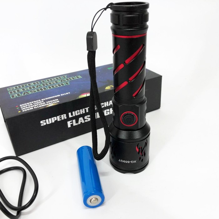 Ліхтар ручний металевий, Потужний світлодіодний ліхтар, Світильник пило-вологозахищений WF-94