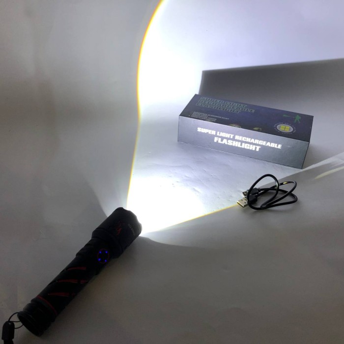 Ліхтарик військовий, Ручний ліхтар з високою яскравістю, Ліхтарик потужний акумуляторний для дому WC-75