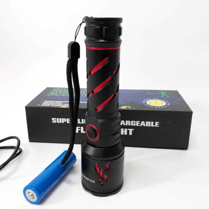 Ліхтарик військовий, Ручний ліхтар з високою яскравістю, Ліхтарик потужний акумуляторний для дому WC-75