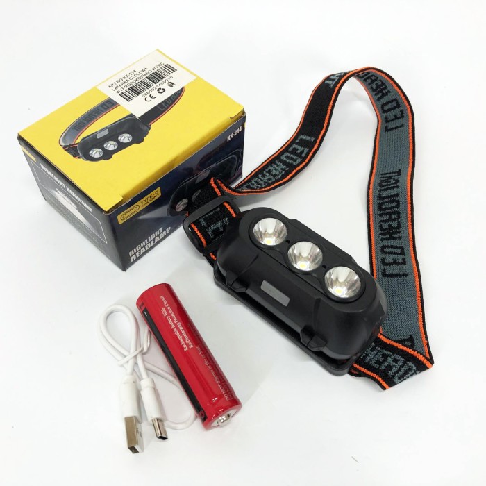 Наголовний ліхтар KX-214-3LED, Налобний ліхтар для точних робіт для голови зі світлодіодами TX-72