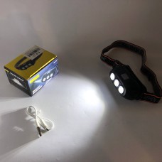 Налобний ліхтар для риболовлі кемпінгу KX-214-3LED, Ліхтар для голови HW-114 зі світлодіодами