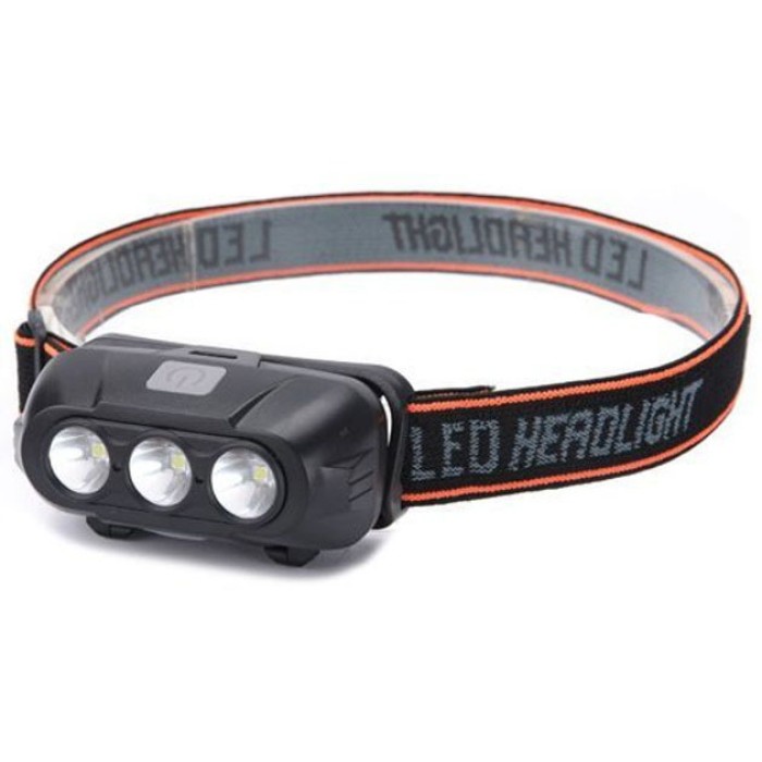Налобний ліхтар для риболовлі кемпінгу KX-214-3LED, Ліхтар для голови HW-114 зі світлодіодами