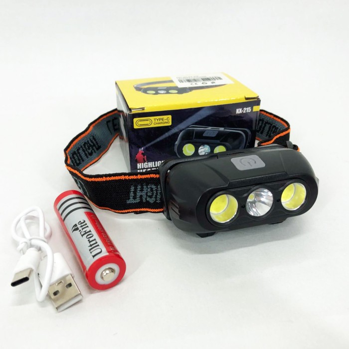 Легкий налобний ліхтар для риболовлі KX-215-LED-2COB, Налобна лампа, Налобний ліхтар для сто TL-76