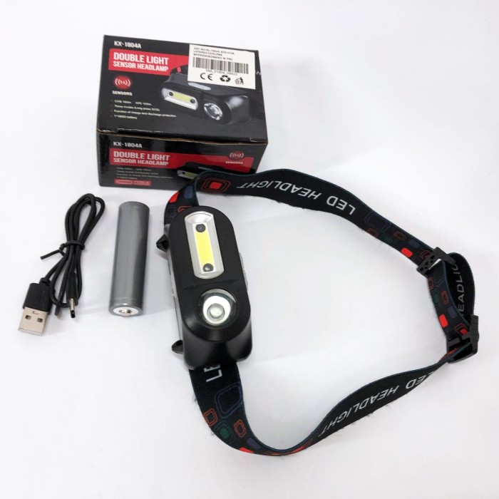 Головний ліхтарик, Потужний ліхтар для риболовлі, Головний ліхтар акумуляторний світлодіодний потужний BI-55