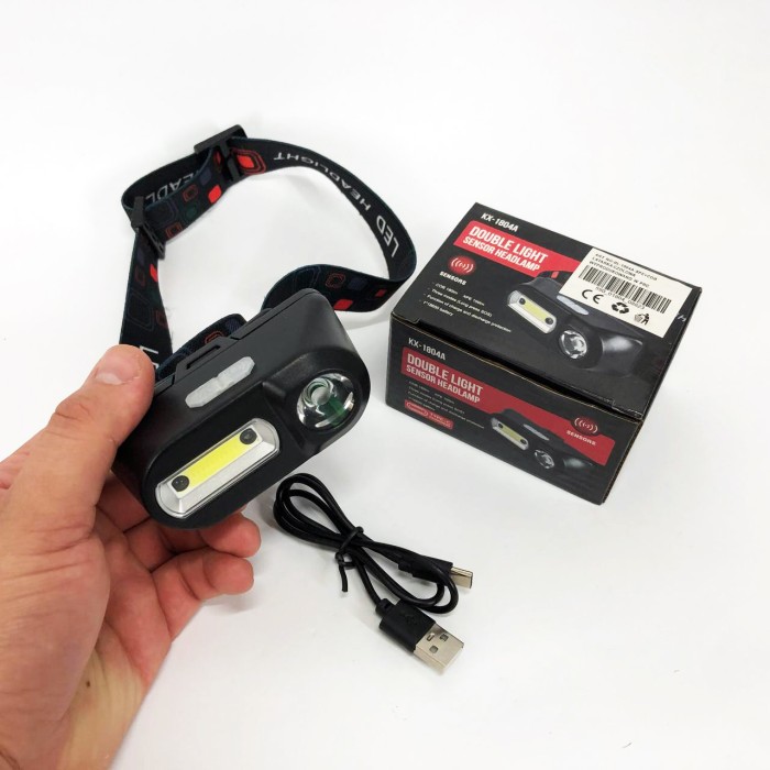 Головний ліхтарик, Потужний ліхтар для риболовлі, Головний ліхтар акумуляторний світлодіодний потужний BI-55