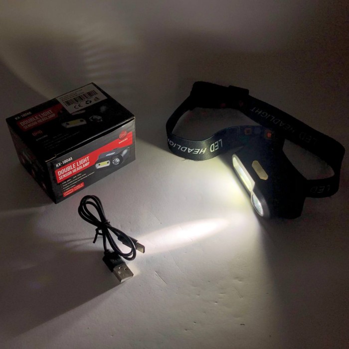 Головний ліхтарик, Потужний ліхтар для риболовлі, Головний ліхтар акумуляторний світлодіодний потужний BI-55