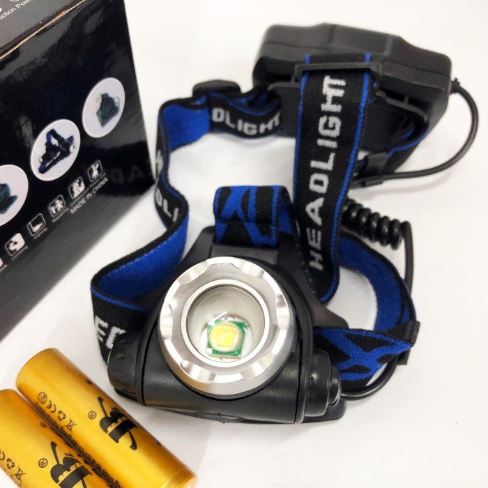 Ліхтарик на голову для роботи, Налобний ліхтар з usb зарядкою, Головний ліхтар із зарядним пристроєм BM-13