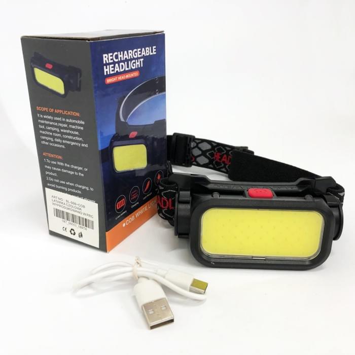 Ліхтар для всу з червоним світлом BL-008+COB (white+red), Налобна лампа, Налобний EW-603 ліхтарик bailong