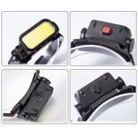 Потужний акумуляторний ліхтарик на голову BL-008+COB, Налобний ліхтар з акумулятором YA-37