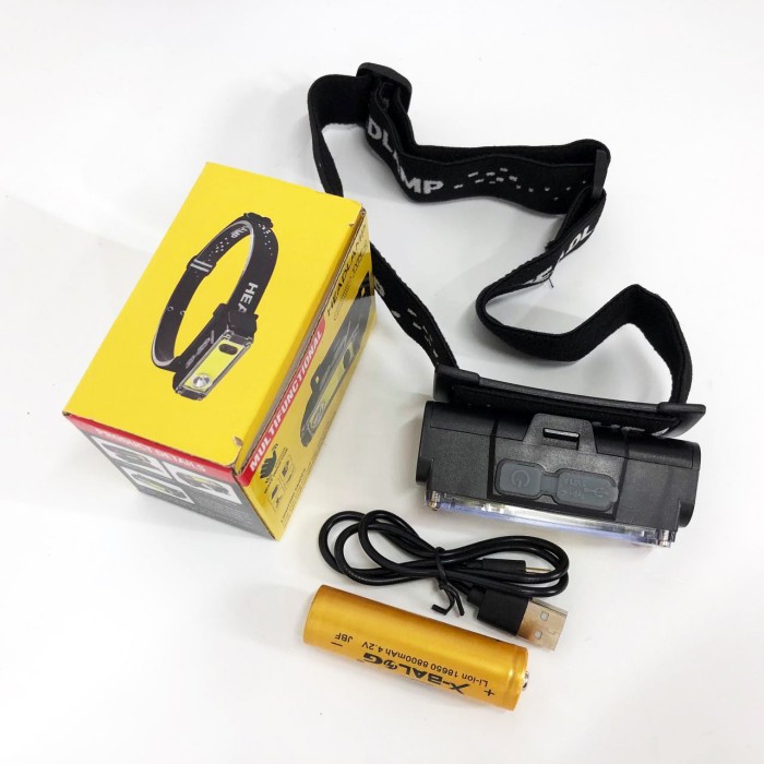 Компактний налобний ліхтар, Ліхтарик акумуляторний наголовний, Ліхтар на голову для туристів PJ-54