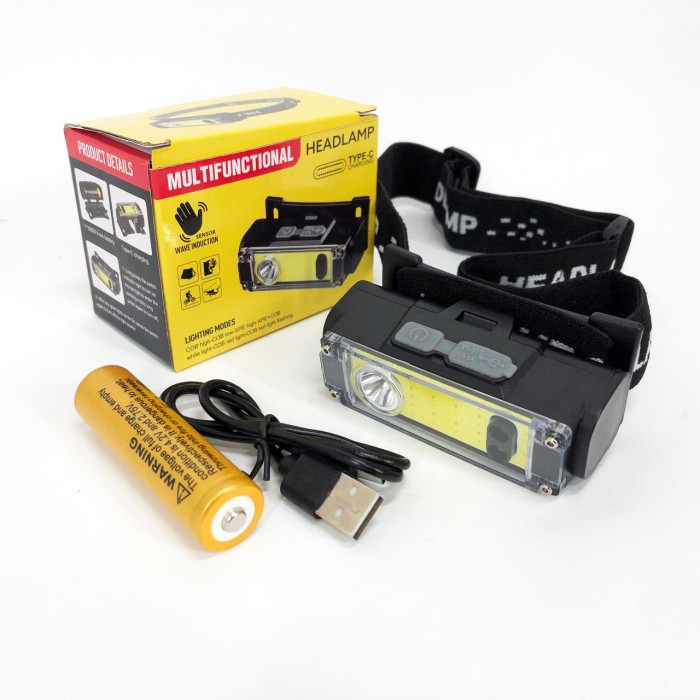 Компактний налобний ліхтар, Ліхтарик акумуляторний наголовний, Ліхтар на голову для туристів PJ-54