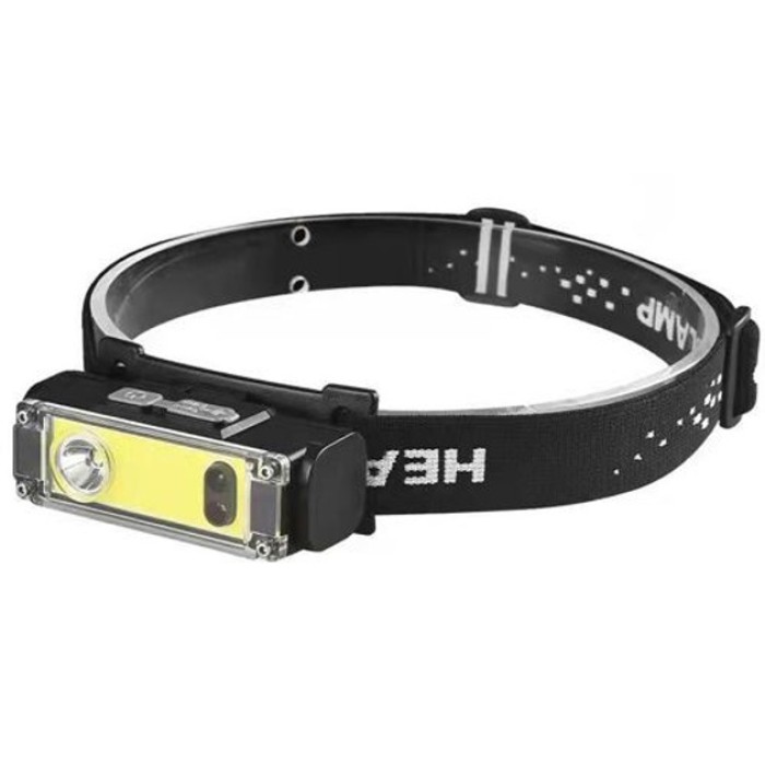 Ліхтар для нічної їзди BL-T124-ХРЕ+COB, Налобний акумуляторний ліхтар на голову, Налобний прожектор AE-71