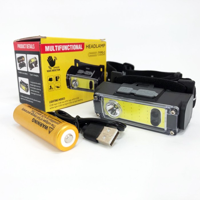 Тактичний ліхтар для риболовлі BL-T124-ХРЕ+COB (White+Red), Ліхтарик налобник, Ліхтар на голову для ЗСУ TU-82