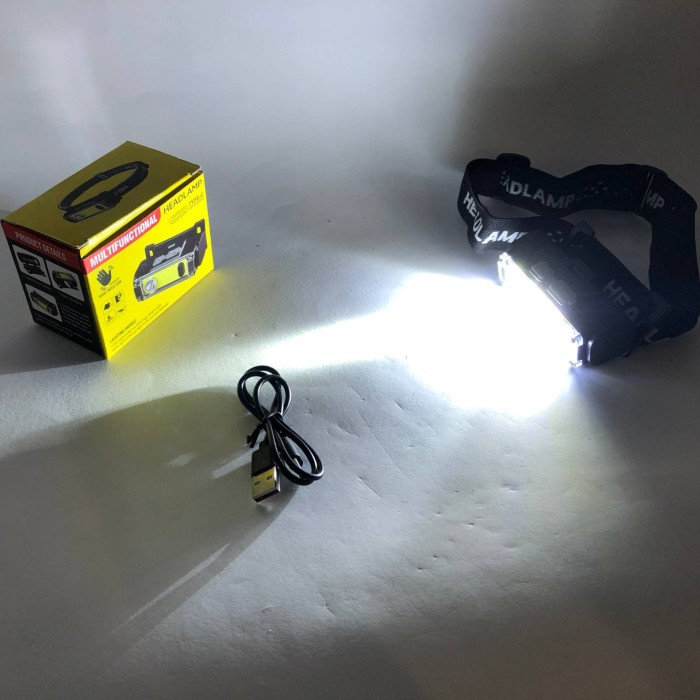 Тактичний ліхтар для риболовлі BL-T124-ХРЕ+COB (White+Red), Ліхтарик налобник, Ліхтар на голову для ЗСУ TU-82