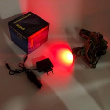 Ліхтар на голову для гаража і дачі CH-108-T6+COB(white+red), Led ліхтар на голову Наголовний QL-32