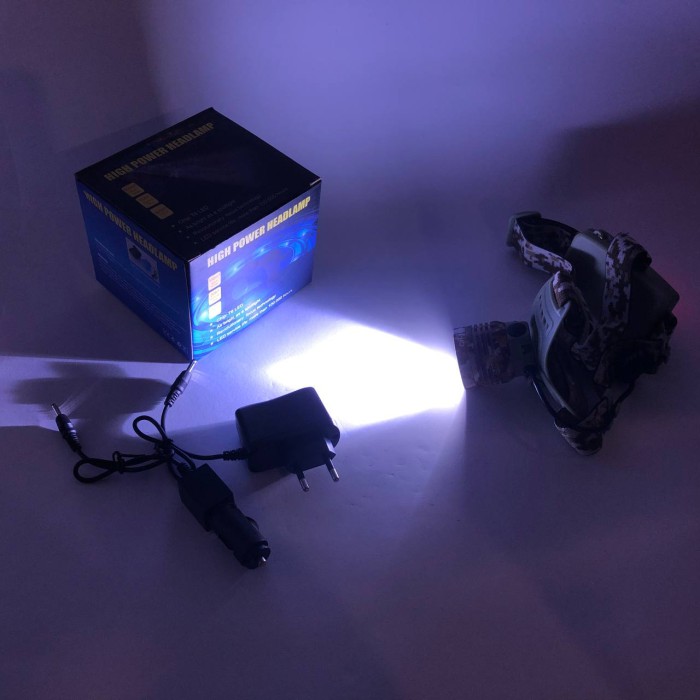 Ліхтар на голову для риболовлі, Ліхтар на лоб акумуляторний світлодіодний із зарядкою YL-73