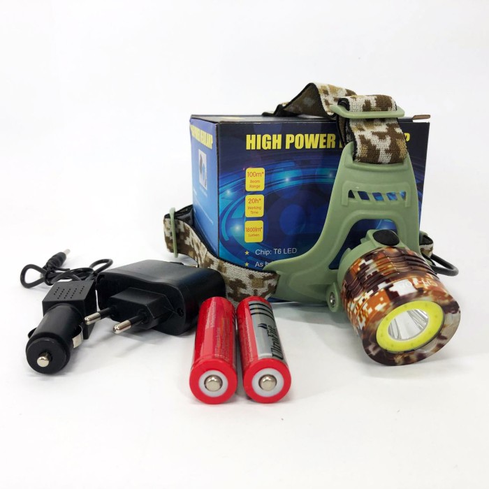 Ліхтар на голову для риболовлі, Ліхтар на лоб акумуляторний світлодіодний із зарядкою YL-73