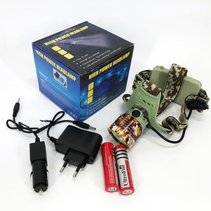 Ліхтар на голову для риболовлі, Ліхтар на лоб акумуляторний світлодіодний із зарядкою YL-73