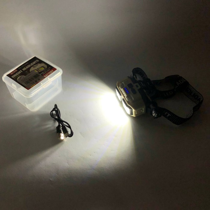 Ліхтарик на лоб, Ліхтар на лоб для риболовлі Police, Компактний налобний ліхтар потужний KT-67