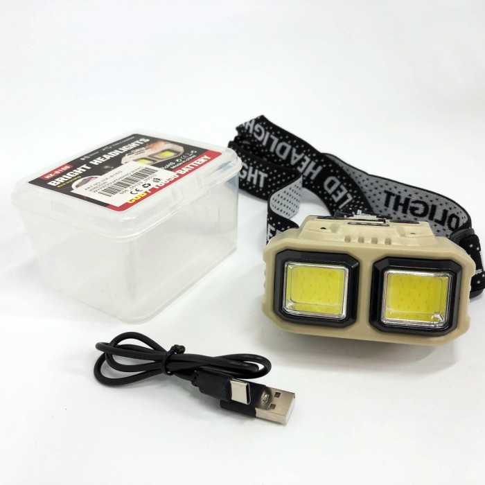 Ліхтарик акумуляторний наголовний, Ліхтар на голову з розсіяним світлом, Потужний налобний LED ліхтар HA-95