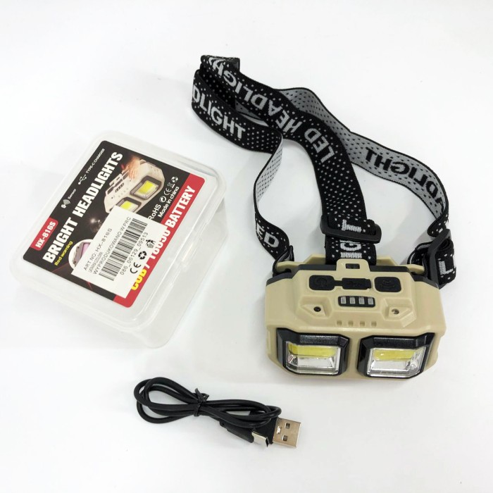 Ліхтар для голови зі світлодіодами HX-816S, Налобний ліхтар з довготривалою роботою акумулятора MV-80