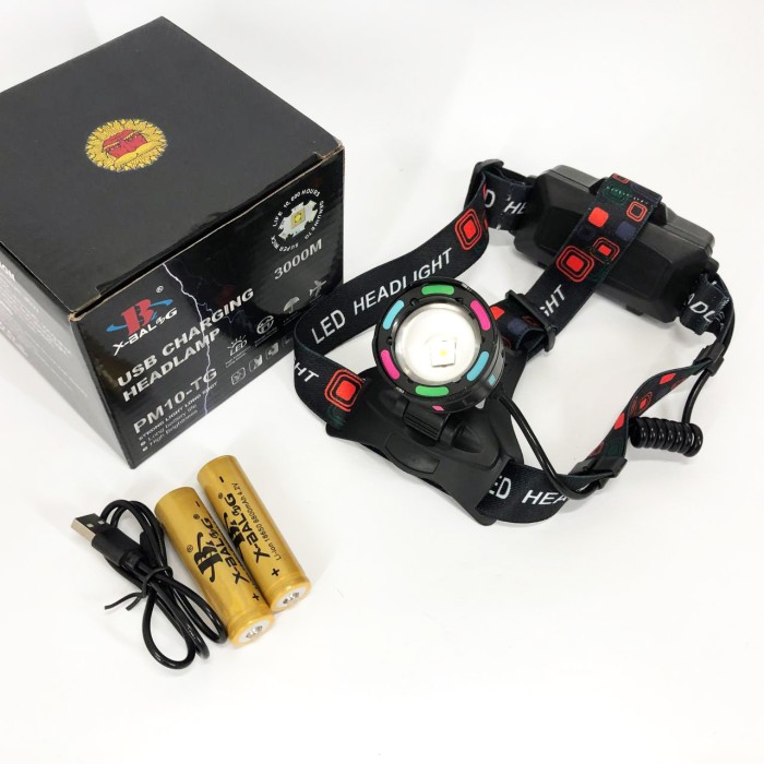 Налобний ліхтар bailong, Ліхтарик на голову для роботи Надійний налобний ліхтар AM-48