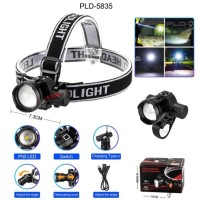 Налобний тактичний ліхтар, Налобний світильник для точних робіт, Ліхтар на голову для гаража і дачі KJ-78