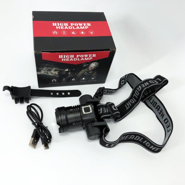 Налобний тактичний ліхтар, Налобний світильник для точних робіт, Ліхтар на голову для гаража і дачі KJ-78