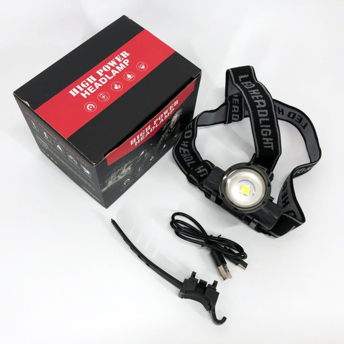 Налобний тактичний ліхтар, Налобний світильник для точних робіт, Ліхтар на голову для гаража і дачі KJ-78