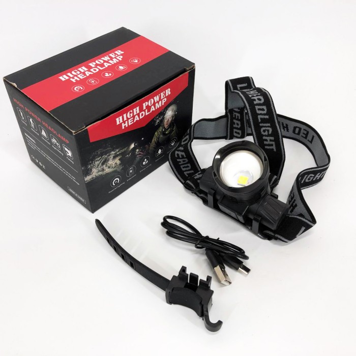 Налобний тактичний ліхтар, Налобний світильник для точних робіт, Ліхтар на голову для гаража і дачі KJ-78