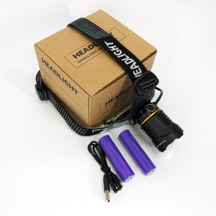 Головний ліхтар для активного відпочинку, Ліхтар на голову акумуляторний світлодіодний потужний DC-71